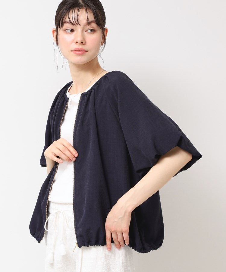デッサン(レディース)(Dessin(Ladies))の【洗える】ドローコード付きバルーン袖ブルゾン6