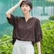 デッサン(レディース)(Dessin(Ladies))の【洗える】スキッパ―五分袖ブラウス（XS～L）9