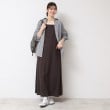 デッサン(レディース)(Dessin(Ladies))の【洗える】ロゴ刺繍入りストライプオーバーシャツ3