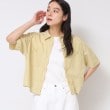デッサン(レディース)(Dessin(Ladies))の【洗える】クロップド丈シャツ（XS～L）1