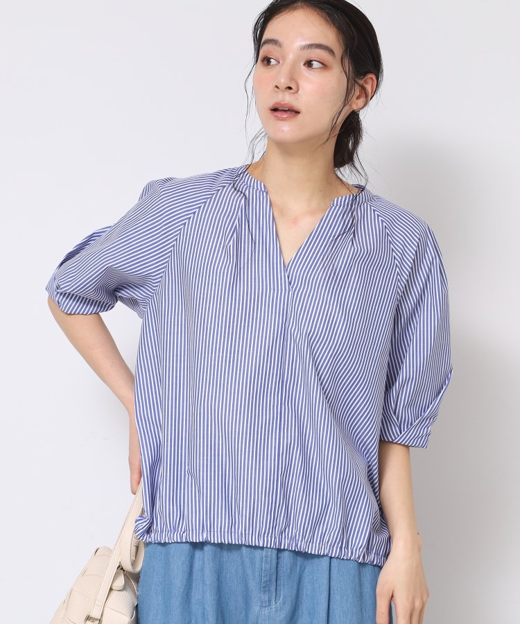 デッサン(レディース)(Dessin(Ladies))の【洗える・4サイズ展開】パフスリーブ五分袖ブラウス（XS～L）11