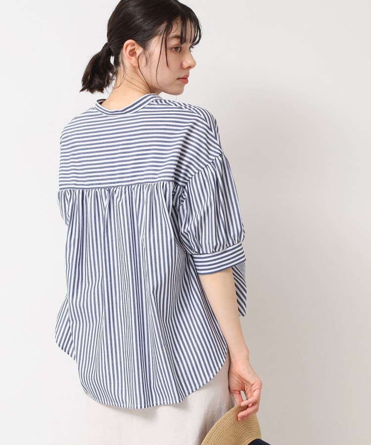 デッサン(レディース)(Dessin(Ladies))の【洗える・4サイズ展開】フロントスリット五分袖ブラウス（XS～L）6