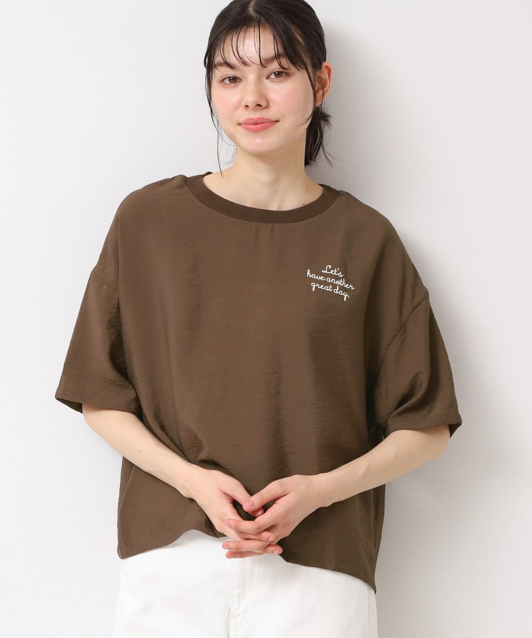 デッサン(レディース)(Dessin(Ladies))の【洗える・4サイズ展開】ロゴ入りブラウス（XS～L）6