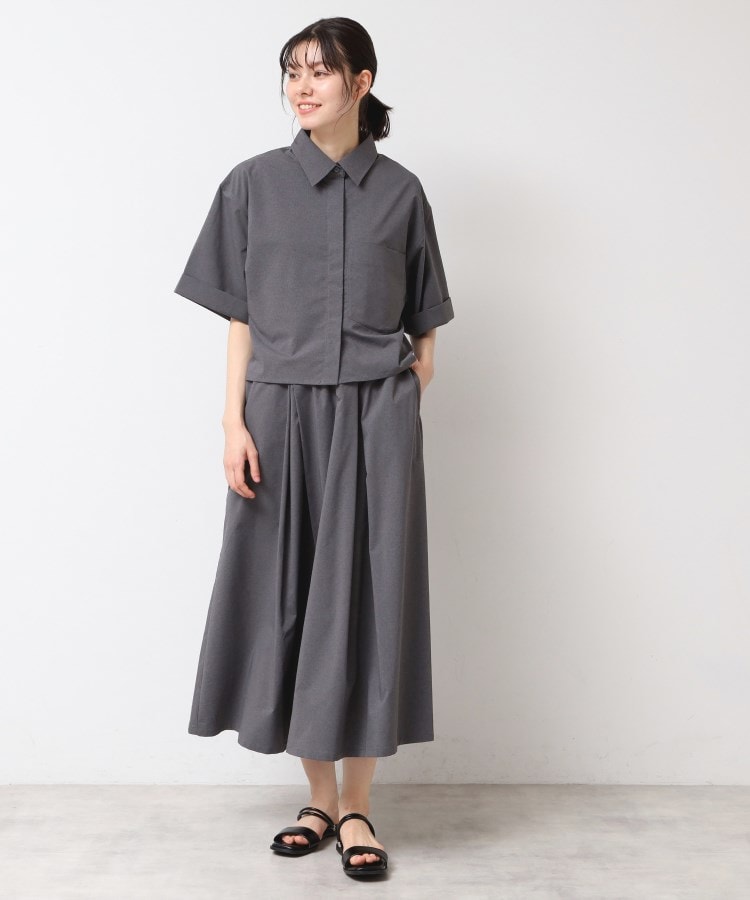 デッサン(レディース)(Dessin(Ladies))の【撥水・セットアップ可能・ウエストゴム】フレアースカート10