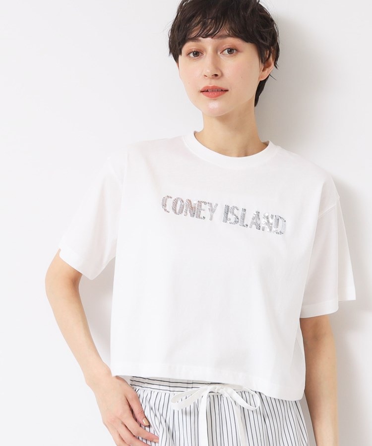 デッサン(レディース)(Dessin(Ladies))の【洗える】スパンコールロゴTシャツ（XS～L）2