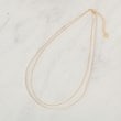 デッサン(レディース)(Dessin(Ladies))の3mmフェイクパール×チェーン2連ネックレス ゴールド(007)