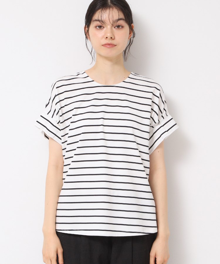 デッサン(レディース)(Dessin(Ladies))の【洗える】袖タックデザインカットソー18