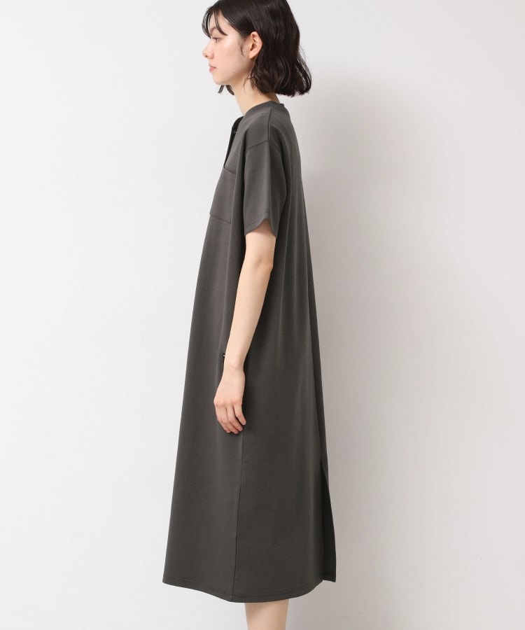 デッサン(レディース)(Dessin(Ladies))の【洗える】ヘンリーネックジャージワンピース10