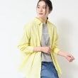 デッサン(レディース)(Dessin(Ladies))の【洗える】ピグメント染バックギャザーシャツ イエロー(031)