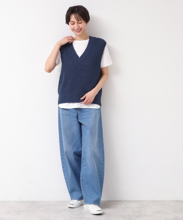 デッサン(レディース)(Dessin(Ladies))の【洗える】シャギーベスト6
