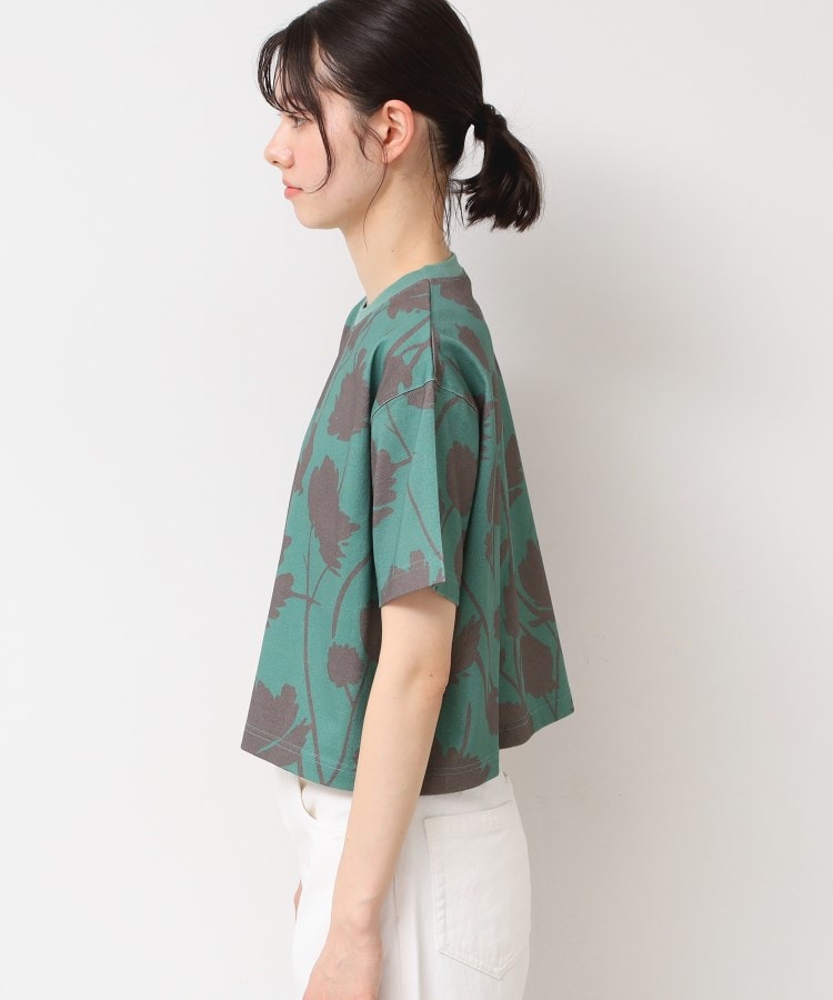デッサン(レディース)(Dessin(Ladies))の【リンクコーデ・洗える】フラワープリントTシャツ10