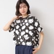 デッサン(レディース)(Dessin(Ladies))の【リンクコーデ・洗える】フラワープリントTシャツ1