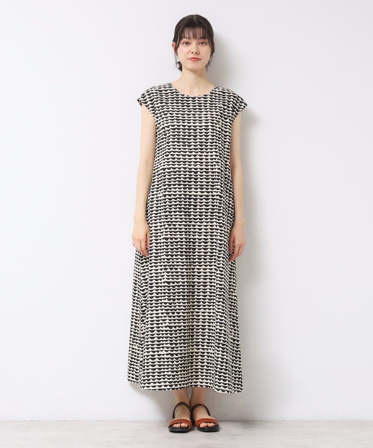 デッサン(レディース)(Dessin(Ladies))の【洗える】ウエーブプリントコットンワンピース5