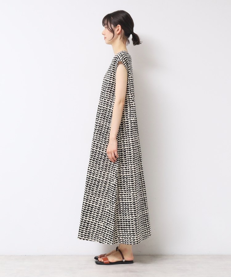 デッサン(レディース)(Dessin(Ladies))の【洗える】ウエーブプリントコットンワンピース6