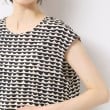 デッサン(レディース)(Dessin(Ladies))の【洗える】ウエーブプリントコットンワンピース9