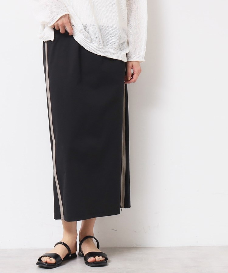 デッサン(レディース)(Dessin(Ladies))の【撥水・洗える】サイドジップ付きIラインスカート ブラック(519)