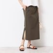 デッサン(レディース)(Dessin(Ladies))の【撥水・洗える】サイドジップ付きIラインスカート ブラウン(544)