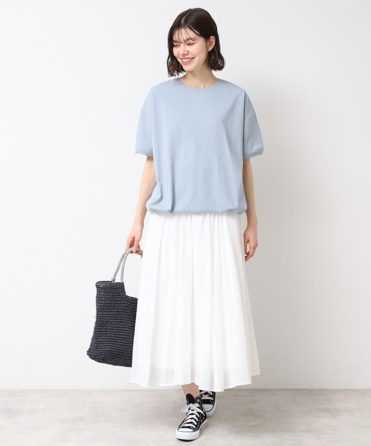 デッサン(レディース)(Dessin(Ladies))の【ウエストゴム・洗える】コットンフレアースカート2