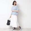 デッサン(レディース)(Dessin(Ladies))の【ウエストゴム・洗える】コットンフレアースカート3