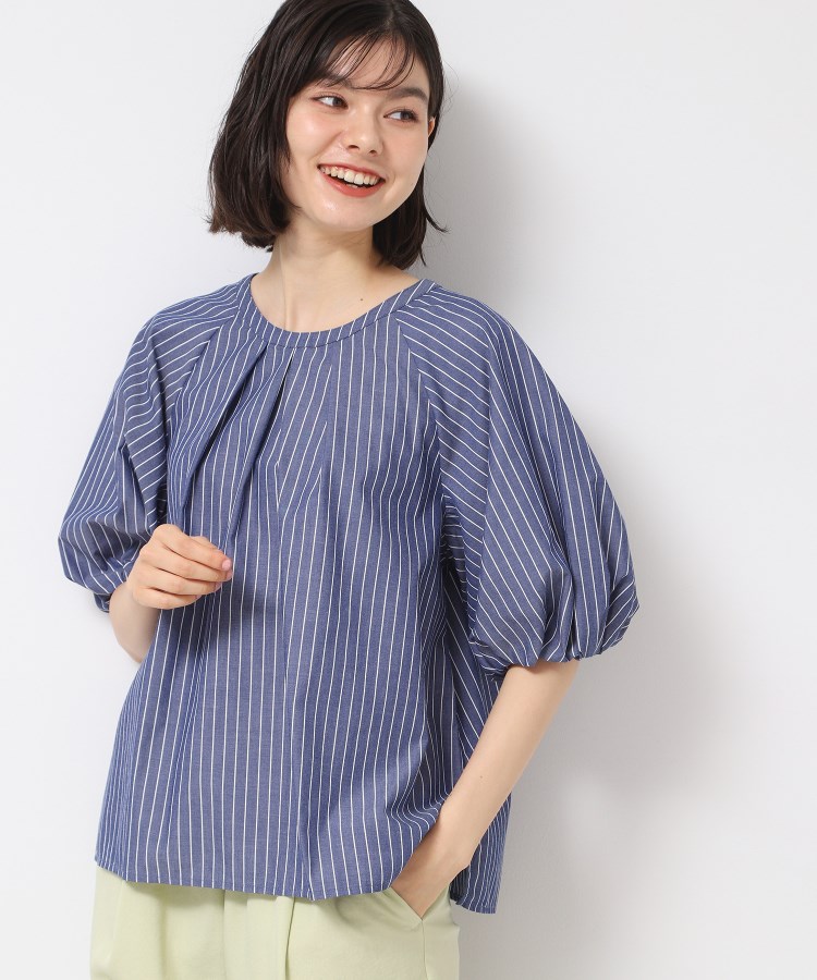 デッサン(レディース)(Dessin(Ladies))の【洗える】ギャザー入りバルーンスリーブブラウス シャツ・ブラウス