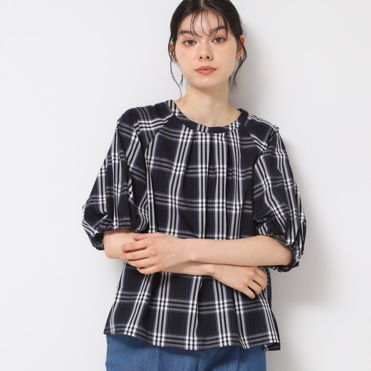 デッサン(レディース)(Dessin(Ladies))の【洗える】ギャザー入りバルーンスリーブブラウス シャツ・ブラウス
