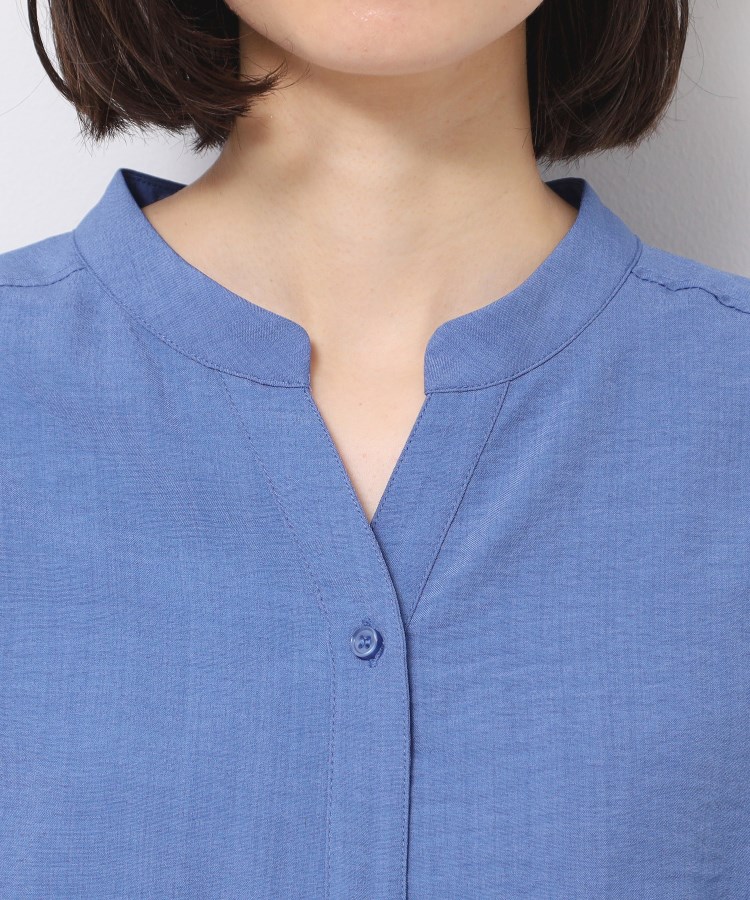 デッサン(レディース)(Dessin(Ladies))の【洗える】フレンチスリーブスキッパーシャツ（XS～L）16