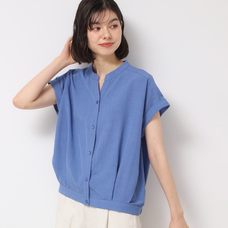 デッサン(レディース)(Dessin(Ladies))のフレンチスリーブシャツ（XS～L） シャツ・ブラウス