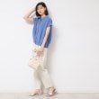 デッサン(レディース)(Dessin(Ladies))の【洗える】フレンチスリーブスキッパーシャツ（XS～L）11