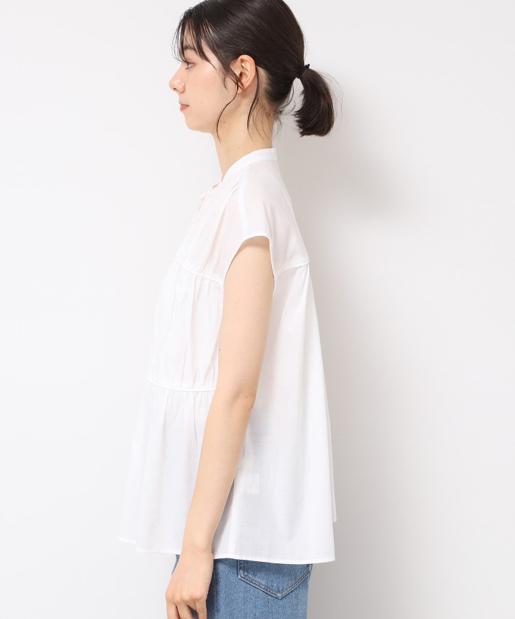 デッサン(レディース)(Dessin(Ladies))の【洗える】シャーリングペプラムブラウス14