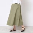 デッサン(レディース)(Dessin(Ladies))の【洗える】Aラインストレッチスカート グリーン(024)