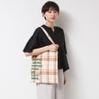 デッサン(レディース)(Dessin(Ladies))の【A4収納可・軽量】チェックトート1