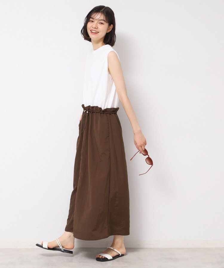 デッサン(レディース)(Dessin(Ladies))の【洗える】ドロスト付きドッキングワンピース6