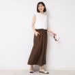 デッサン(レディース)(Dessin(Ladies))の【洗える】ドロスト付きドッキングワンピース ホワイト(502)