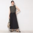 デッサン(レディース)(Dessin(Ladies))の【洗える】ドロスト付きドッキングワンピース ブラック(519)