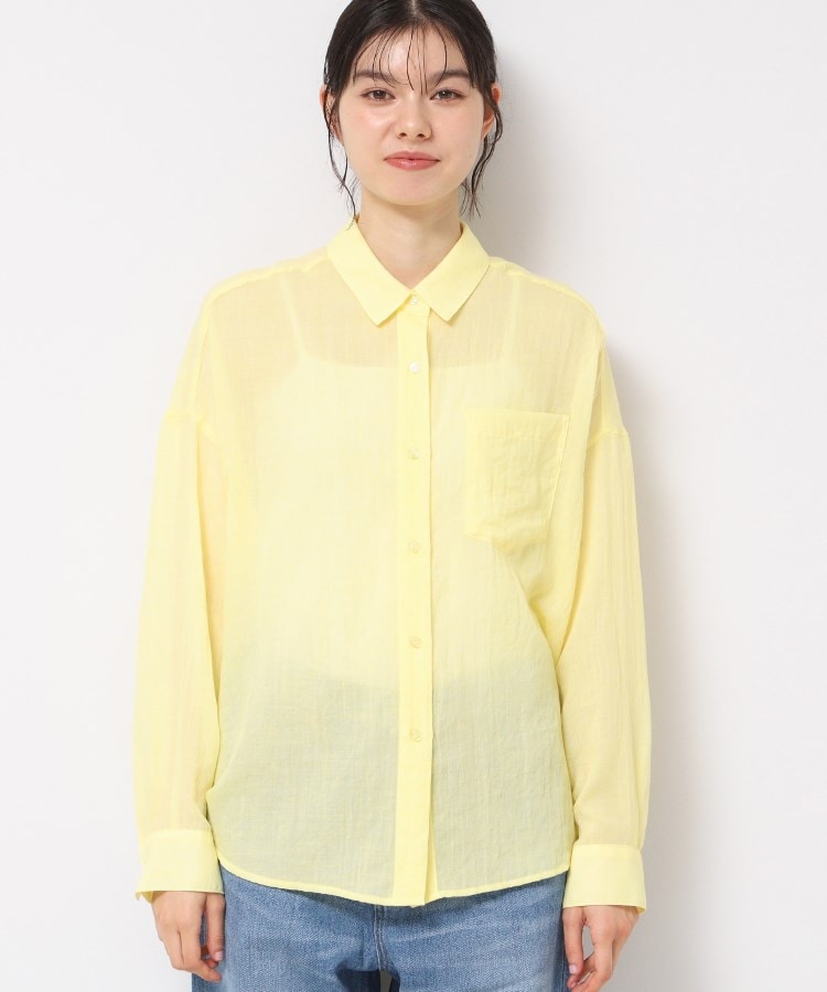デッサン(レディース)(Dessin(Ladies))の【洗える】シアーシャンブレーシャツ13
