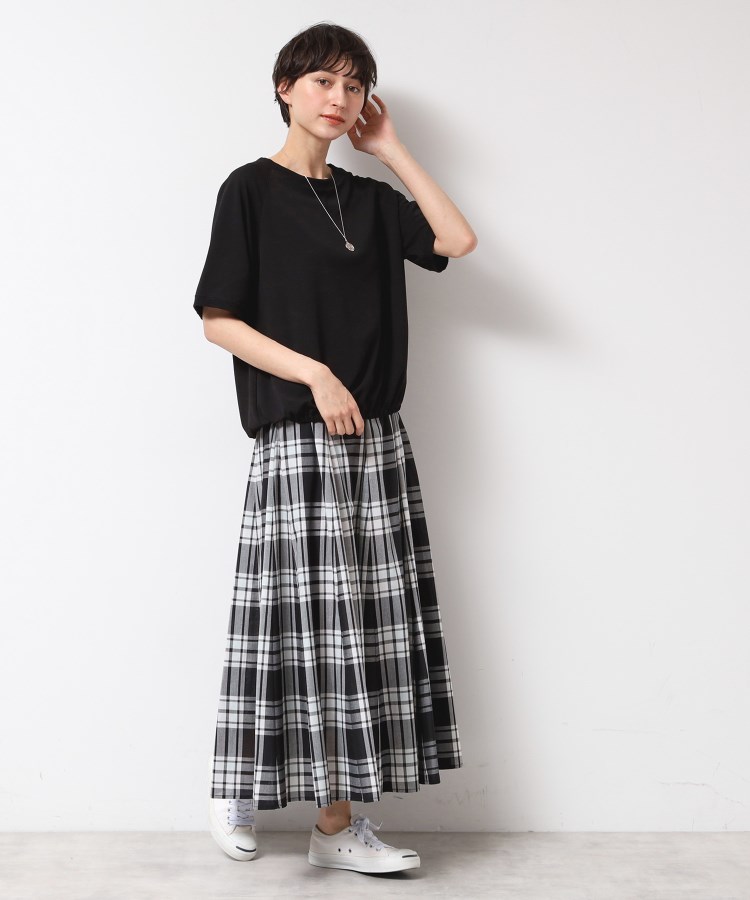 デッサン(レディース)(Dessin(Ladies))の【洗える】カットジョーゼットリラクシーブラウス6