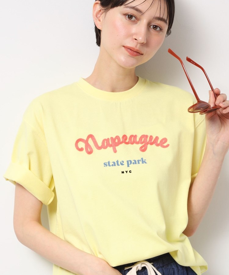 デッサン(レディース)(Dessin(Ladies))の【洗える】オーガニックコットンロゴT イエロー(031)