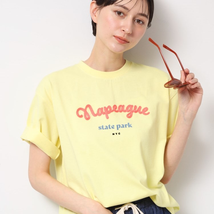 デッサン(レディース)(Dessin(Ladies))の【洗える】オーガニックコットンロゴT Ｔシャツ