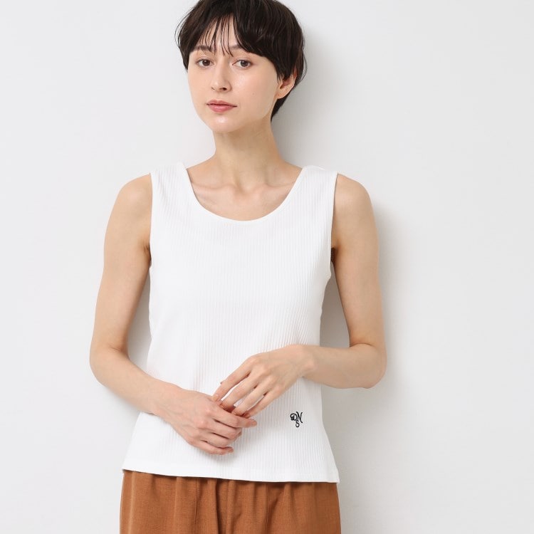 デッサン(レディース)(Dessin(Ladies))の【2WAY・洗える】リブタンクトップ タンクトップ・キャミソール