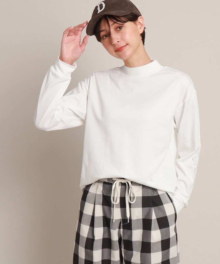 ハイネックロングスリーブTシャツ＜XS～L＞（カットソー