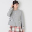 デッサン(レディース)(Dessin(Ladies))の【洗える】吊り裏毛クルーネックカーディガン1