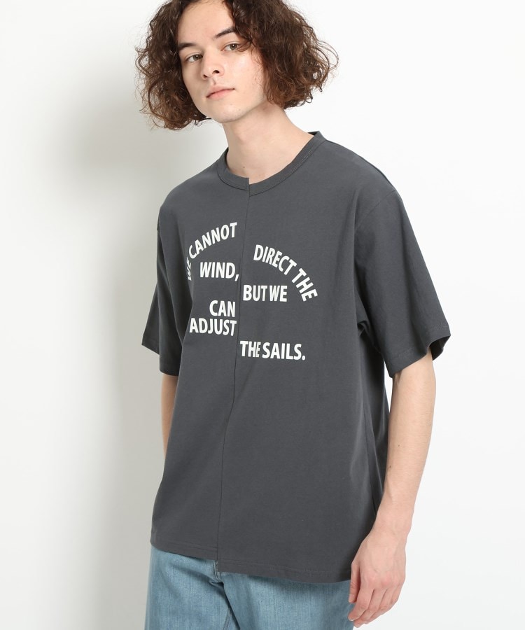 リメイク風ロゴtシャツ ｔシャツ Dessin Men デッサン ワールド オンラインストア World Online Store