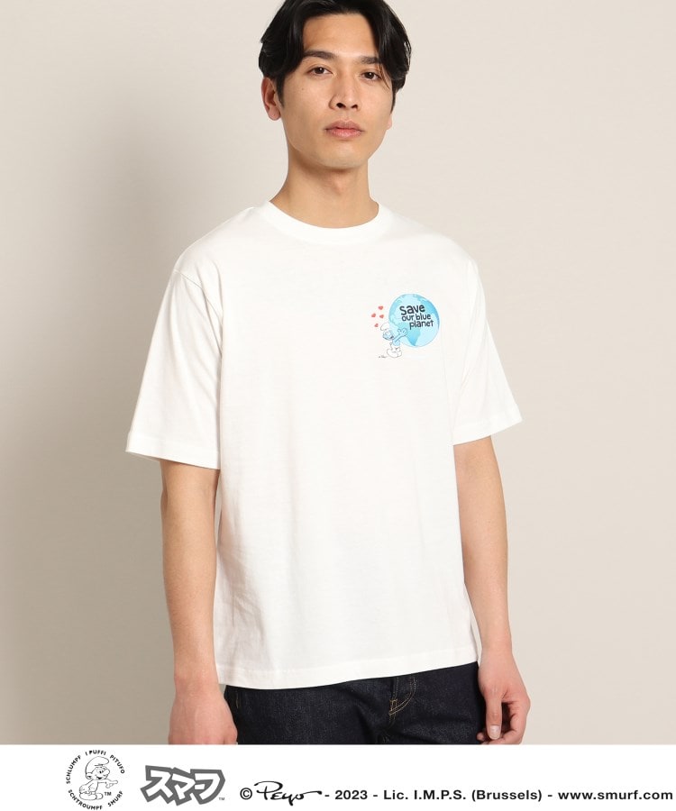 デッサン(メンズ)(Dessin(Men))の【SDGsスマーフコラボ】Tシャツ ホワイト(001)