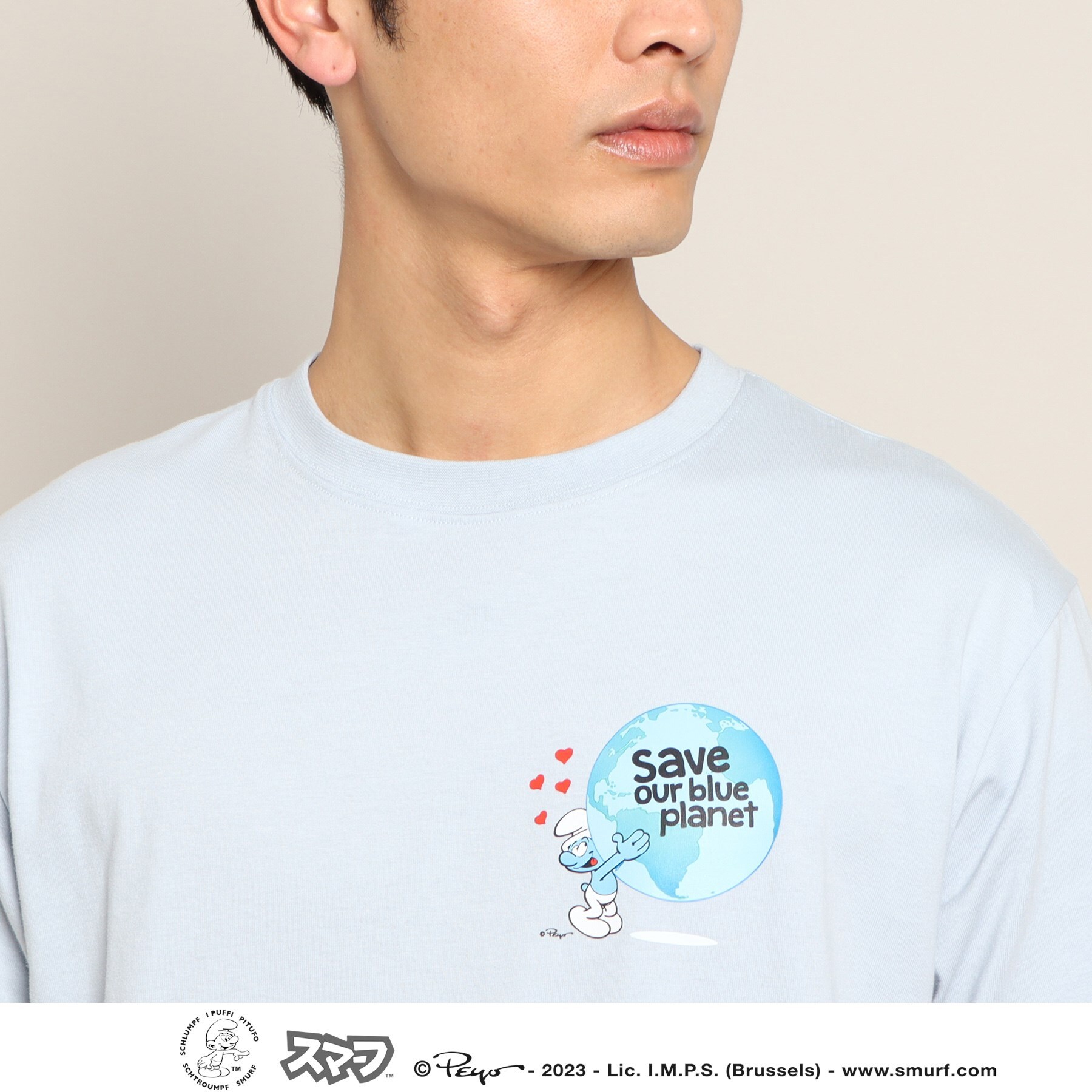 デッサン(メンズ)(Dessin(Men))の【SDGsスマーフコラボ】Tシャツ4