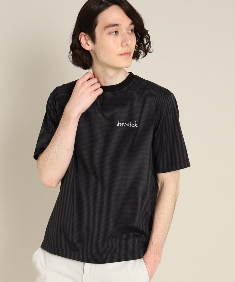 デッサン(メンズ)(Dessin(Men))のロゴボーダーTシャツ8