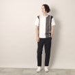 デッサン(メンズ)(Dessin(Men))のツイード切替ブロックTシャツ2