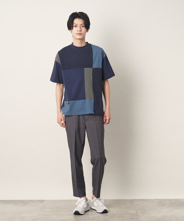 デッサン(メンズ)(Dessin(Men))の【洗える】異素材切り替えTシャツ7