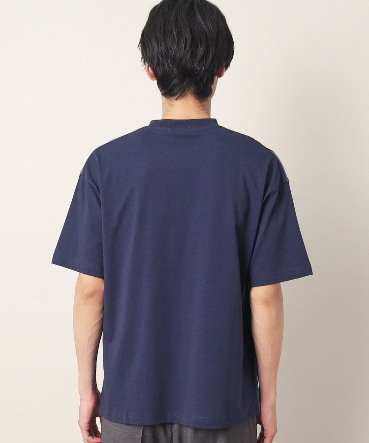 デッサン(メンズ)(Dessin(Men))の【洗える】異素材切り替えTシャツ11