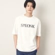 デッサン(メンズ)(Dessin(Men))の箔ロゴプリントTシャツ ホワイト(002)