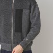 デッサン(メンズ)(Dessin(Men))のブロッキングジップカーディガン13